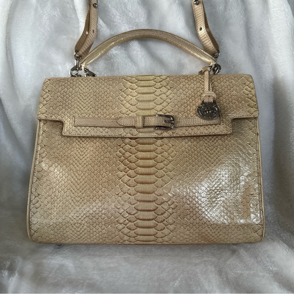 Brahmin Vintage Classic Satchel Handbag